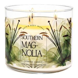 Bath & Body Works Southern Magnolia 3-Wick Candle